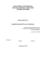 Research Papers 'Kriminālmeklēšanas līdzekļi', 1.