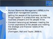 Presentations 'The Role of Human Resource Management', 3.