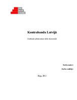 Research Papers 'Kontrabanda Latvijā', 1.