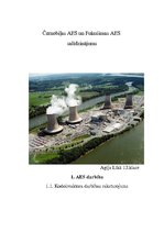 Research Papers 'Fukušimas un Černobiļas atomelektrostaciju salīdzinājums', 1.