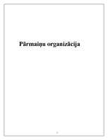 Research Papers 'Pārmaiņu organizācija', 1.