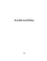 Research Papers 'Sociālā mobilitāte', 1.