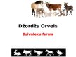 Presentations 'Džordžs Orvels "Dzīvnieku ferma"', 1.