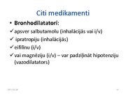 Presentations 'Anafilakse un bronhiālā astma', 14.