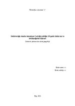 Research Papers 'Iedzīvotāju skaita izmaiņas Latvijā pēdējo 10 gadu laikā un to ietekmējošie fakt', 1.