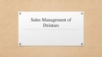 Presentations 'Sales Management of "Dzintars"', 1.