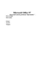 Research Papers 'Microsoft Office 97', 2.