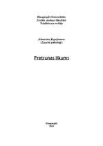Research Papers 'Pretrunas likums', 1.