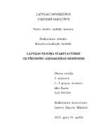 Research Papers 'Latvijas pilsoņa starptautiskie cilvēktiesību aizsardzības mehānismi', 1.