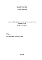 Term Papers 'Negodprātīga tiesību un pienākumu izmantošana Civilprocesā', 1.