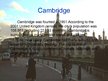 Presentations 'University of Cambridge', 3.
