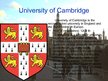 Presentations 'University of Cambridge', 4.