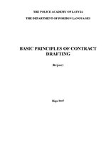 Research Papers 'Basic Principles of Contract Drafting', 1.