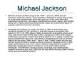 Presentations 'Michael Jackson', 4.