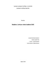 Research Papers 'Valsts budžets 2020', 1.