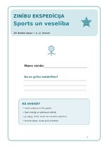 Samples 'Sports un veselība', 1.