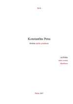 Research Papers 'Konstantīns Petss', 1.
