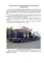Presentations 'Lielgabarīta un smagsvara kravu transportēšanas īpatnības autotransportā', 4.