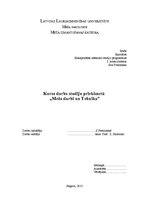 Research Papers 'Meža darbi un tehnika', 1.
