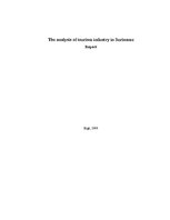 Research Papers 'The Analysis of Tourism Industry in Suriname', 1.