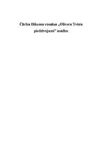Research Papers 'Čārlza Dikensa romāna "Olivera Tvista piedzīvojumi" analīze', 1.