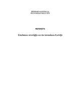 Research Papers 'Lisabonas stratēģija un tās īstenošana Latvijā', 1.
