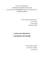 Research Papers 'Latvijas valsts idejas ģenēzes atspoguļojums historiogrāfijā', 1.