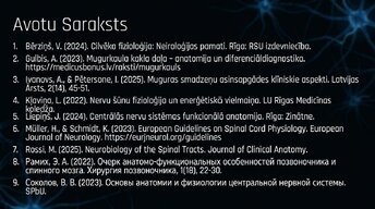 Presentations 'Muguras smadzenes un to vadīšanas ceļi', 12.