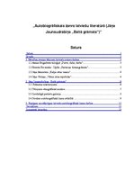 Research Papers 'Autobiogrāfiskais žanrs latviešu literatūrā. Jānis Jaunsudrabiņš "Baltā grāmata"', 1.