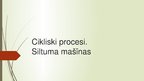 Presentations 'Cikliskie procesi', 1.