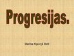 Presentations 'Progresijas', 1.