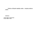 Summaries, Notes 'Sofokla un Eiripida traģēdiju analīze - sengrieķu kultūras analīze', 1.