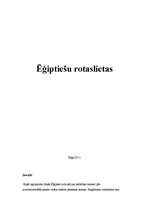 Research Papers 'Ēģiptiešu rotaslietas', 1.