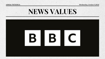 Presentations 'News Values in a BBC article', 1.