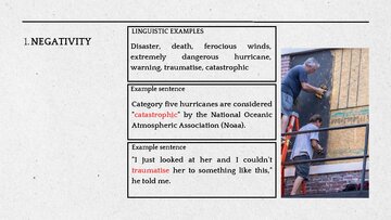 Presentations 'News Values in a BBC article', 3.