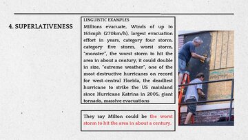 Presentations 'News Values in a BBC article', 6.