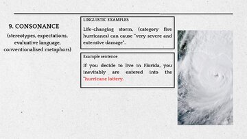 Presentations 'News Values in a BBC article', 11.