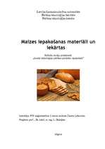 Research Papers 'Maizes iepakošanas materiāli un iekārtas', 1.