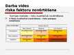 Presentations 'Darba vides riska faktori', 3.