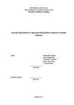 Research Papers 'Latvijas Republikas un Igaunijas Republikas ienākuma nodokļu sistēmas', 1.