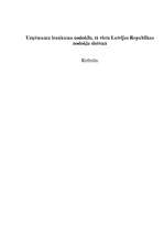 Research Papers 'Uzņēmumu ienākuma nodoklis, tā vieta Latvijas Republikas nodokļu sistēmā', 1.