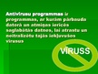 Presentations 'Antivīrusu programmas', 2.