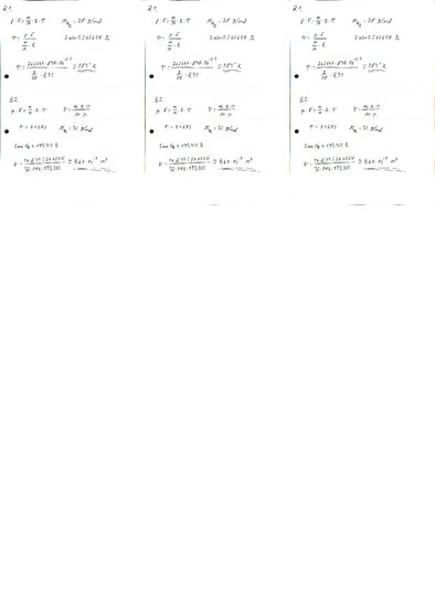 Summaries, Notes 'Fizikas uzdevumu risinājumu apkopojums. Ideālās gāzes stāvokļa vienādojums. Dalt', 1.