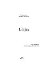 Research Papers 'Lilijas', 1.
