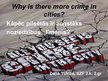 Presentations 'Noziedzības cēloņi pilsētās', 1.