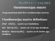 Presentations 'Masīvi C++ valodā', 2.
