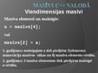 Presentations 'Masīvi C++ valodā', 5.