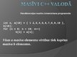Presentations 'Masīvi C++ valodā', 13.