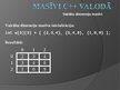 Presentations 'Masīvi C++ valodā', 19.