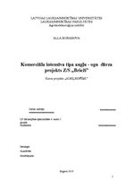 Research Papers 'Komerciāla intensīva tipa augļu-ogu dārza projekts ZS "Brieži"', 1.